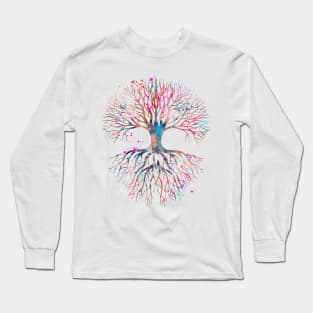 Tree of life watercolor painting 2 Long Sleeve T-Shirt